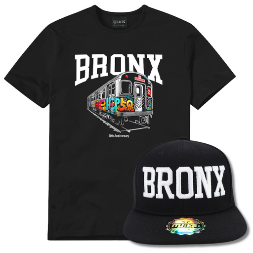 50th Anniversary Edition BRONX Shirt & Snapback Bundle (2-Piece Set)