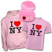 I Love NY Sweatshirt, Tee, Beanie Bundle (2 Colors)