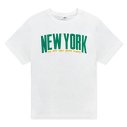 NEW YORK “The City That Never Sleeps” Applique Tees (4 Colors)