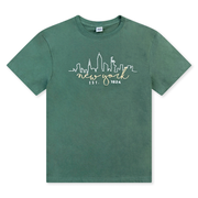Script Skyline "NEW YORK" Embroidered T-Shirt (4 Colors)