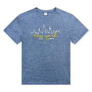 Script Skyline "NEW YORK" Embroidered T-Shirt (4 Colors)