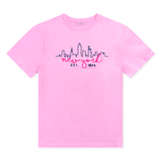 Script Skyline "NEW YORK" Embroidered T-Shirt (4 Colors)