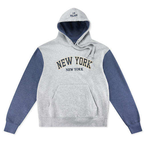 NEW YORK, NEW YORK Dual-Color Applique Hoodies (S-2XL)