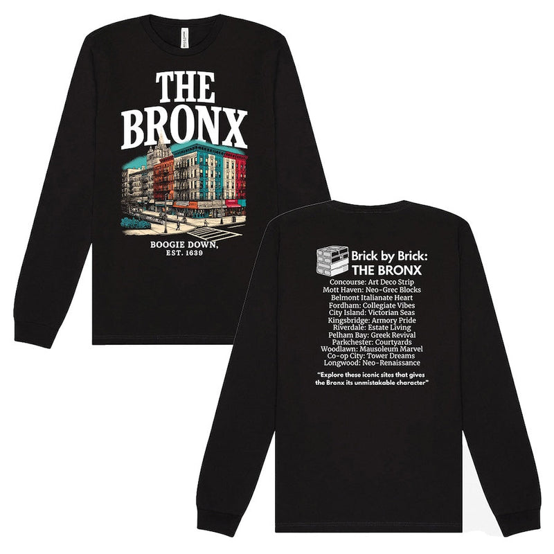 The Bronx – Boogie Down Architecture Black Long Sleeve