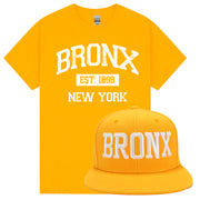 Vintage Est. 1898 BRONX Shirt & Snapback Bundle (2-Piece Set)