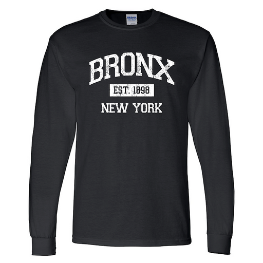 Long Sleeve Vintage Est. 1898 BRONX Shirt (2 Colors)