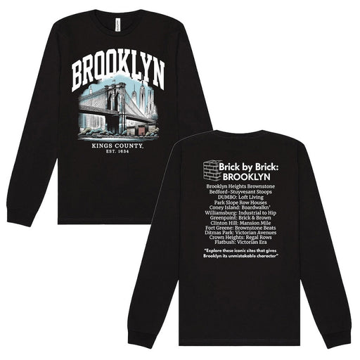 Brooklyn – Kings County Black Long Sleeve