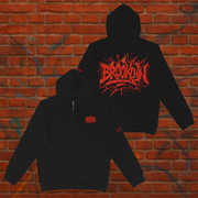 Graffiti BROOKLYN Heavy Blend Graphic Zip Hoodie (6 Sizes)