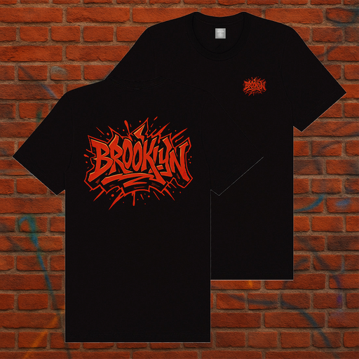 Graffiti BROOKLYN Soft-Style Graphic Tee (7 Sizes)