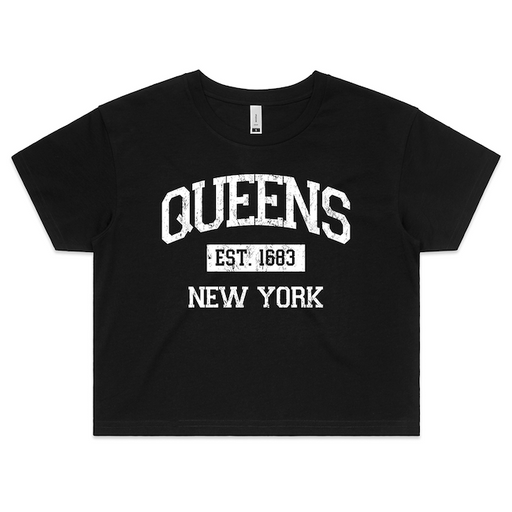 Ladies Vintage Est. 1683 QUEENS Crop Top (7 Sizes)