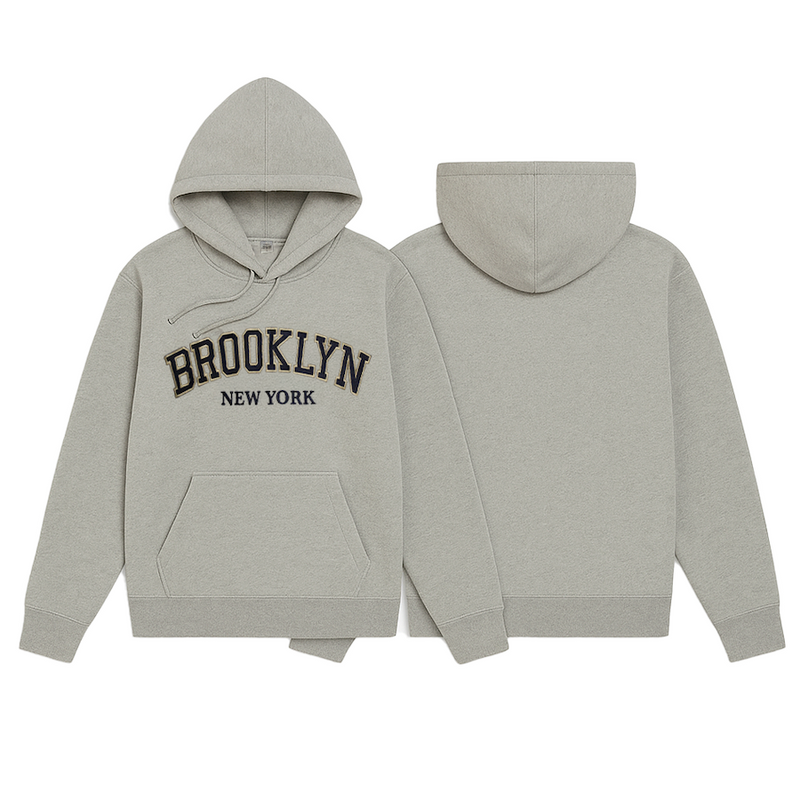 Brooklyn Premium Appliqué Hoodies (4 Colorways) - Reflective Applique