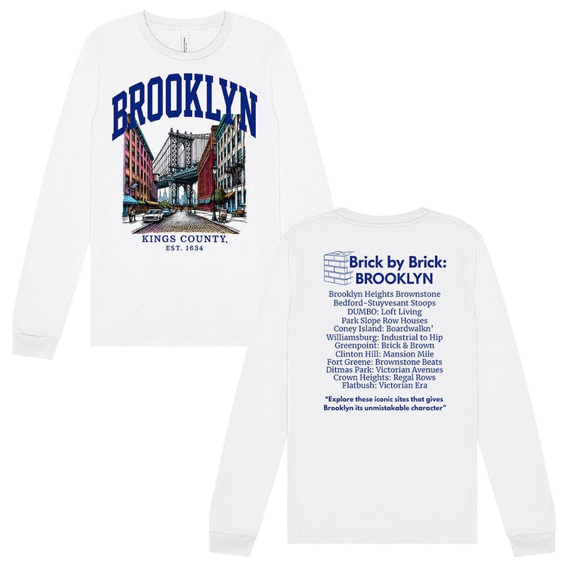 Brooklyn – DUMBO Kings County White Long Sleeve