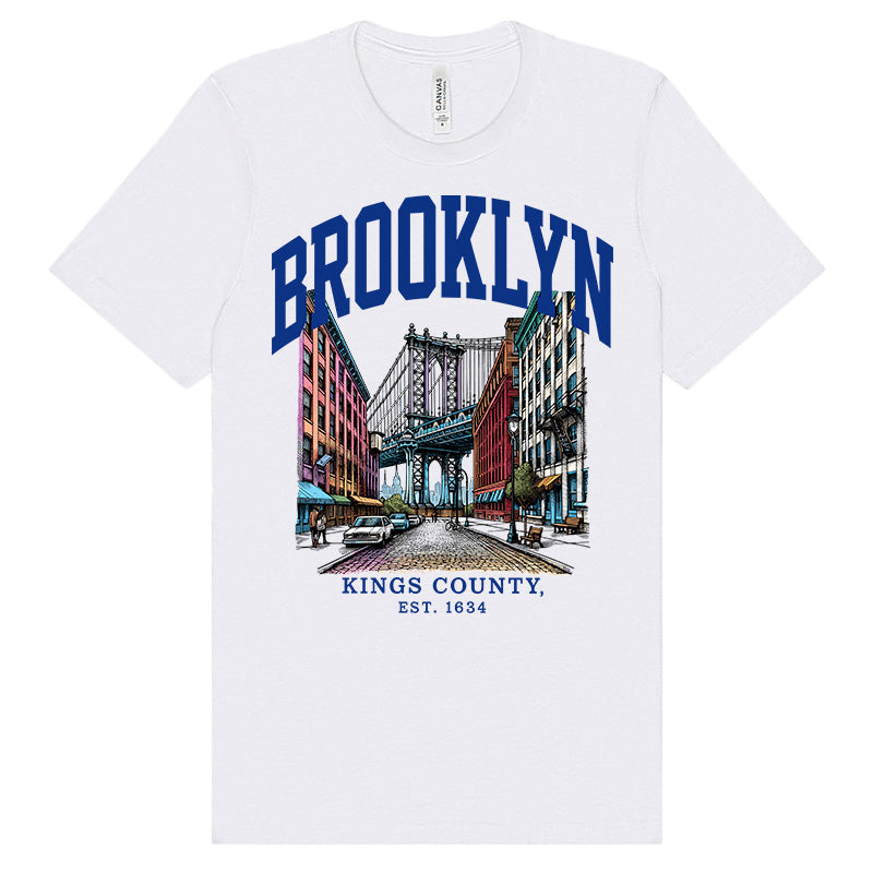 Brooklyn – DUMBO Kings County White T-Shirt