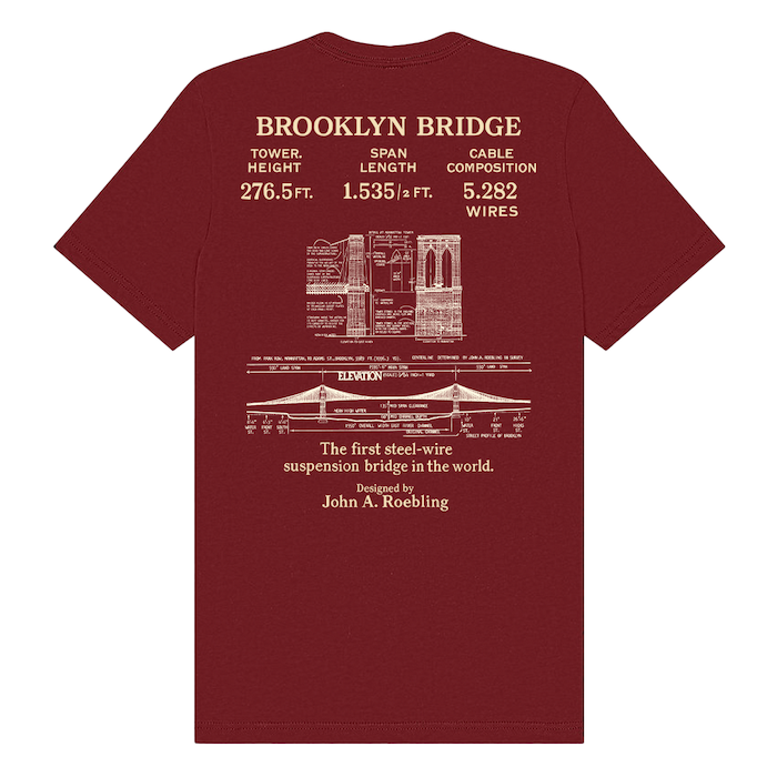 Brooklyn Bridge 1883 – “Eighth Wonder” Tribute Tee