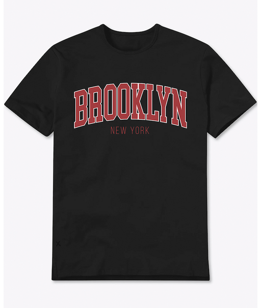 Classic College Red Brooklyn T Shirt (3 Colors) | Brooklyn Shirt
