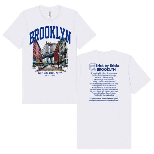 Brooklyn – DUMBO Kings County White T-Shirt