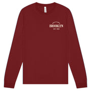 Brooklyn - EST. 1898 Kings County Architecture Cardinal Long Sleeve