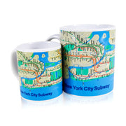 Official MTA Merch New York City Subway Coffee Mug (2 Sizes)