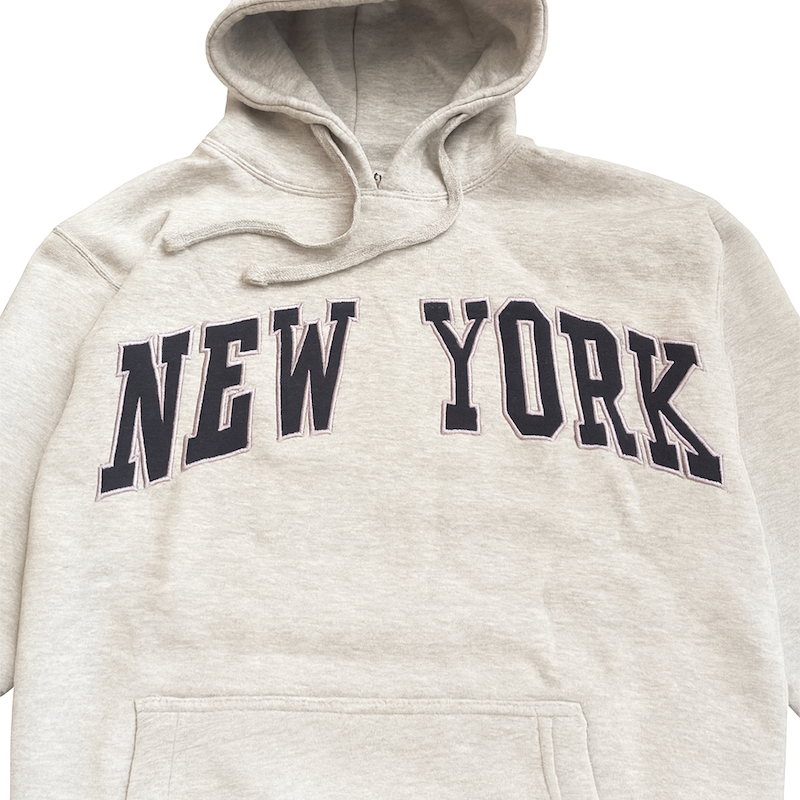 New York Jersey Appliqué Hoodie (2 Colors)