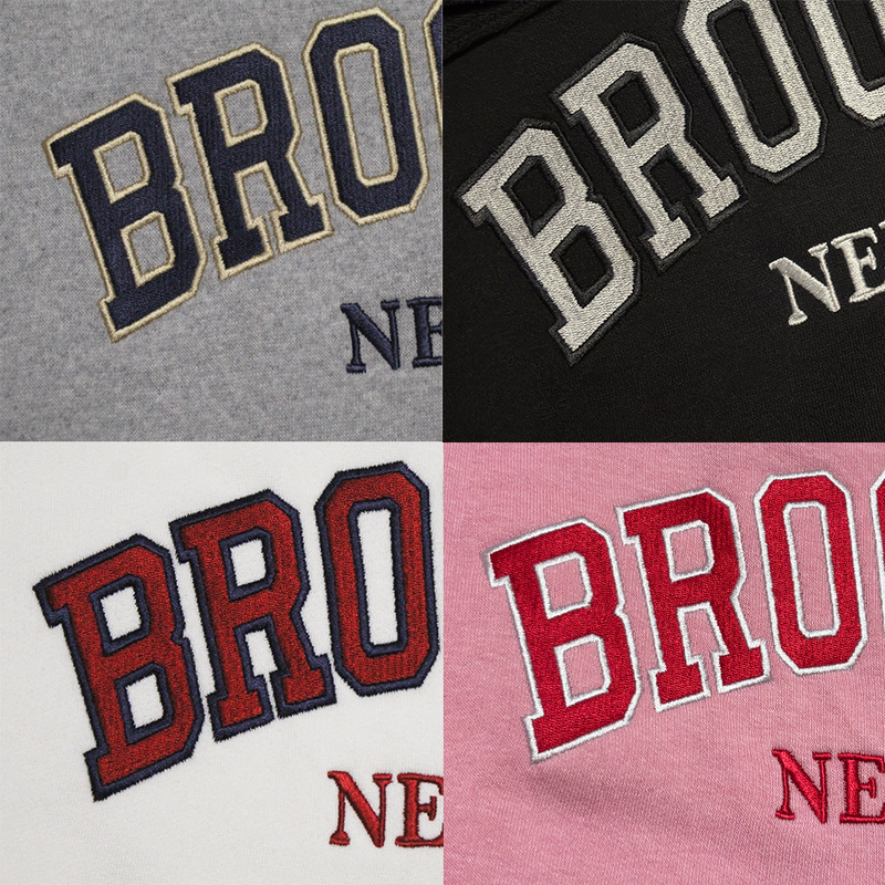 Brooklyn Premium Appliqué Hoodies (4 Colorways) - Reflective Applique