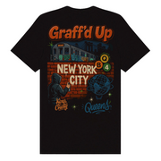Graff'd Up New York City Black Soft-Style Tee (6 Sizes)