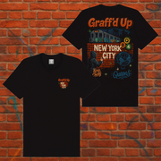 Graff'd Up New York City Black Soft-Style Tee (6 Sizes)