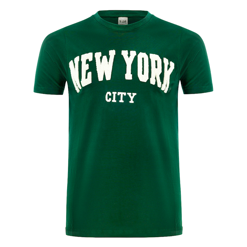 NEW YORK CITY Chenille Applique T-Shirt (6 Colors)