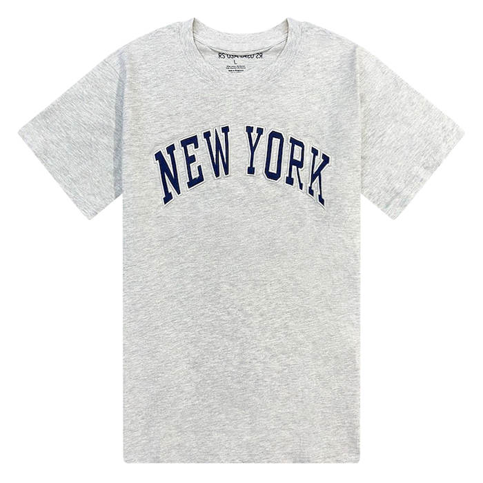 Embroidered Applique NEW YORK T Shirt (3 Colors)