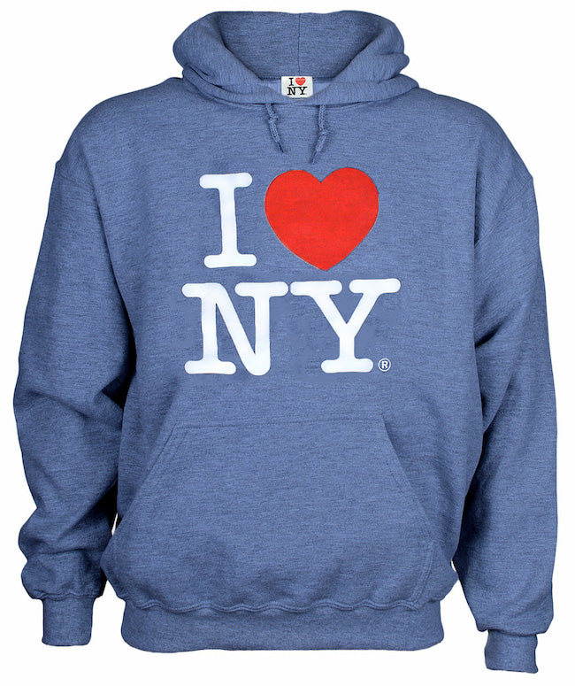Classic I Love NY Hoodie | I Heart NY Hoodie | NYC Clothing (10 Colors) [Unisex]