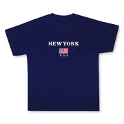 Embroidered Patriotic New York T Shirt | NYC T Shirt (4 Colors)[S-3XL]