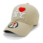 Official Embroidered I Love NY Hat | I Love New York Hat (Black, White)
