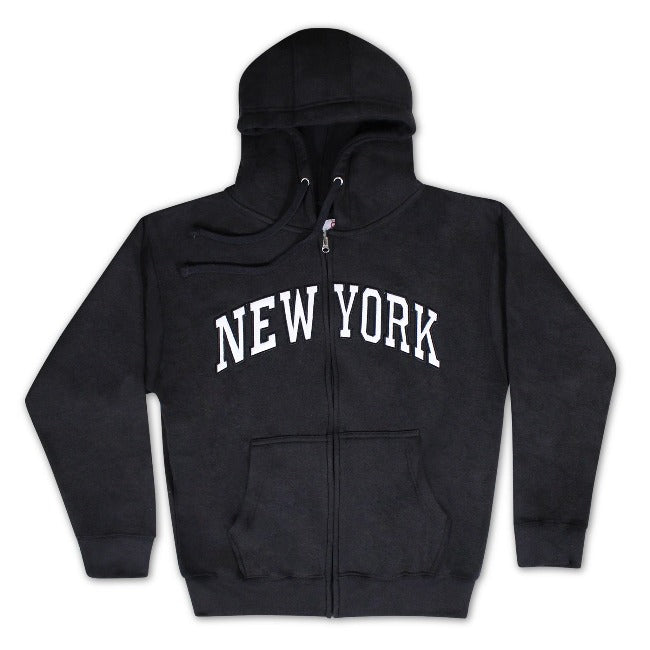 Embroidered Grayscale Zip-up New York Hoodie | NYC Hoodie (8 Colors)