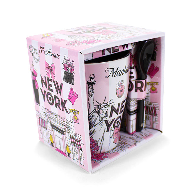 5th Avenue Fashion New York Spoon Mug | New York Gift For Her (2 Sizes)