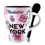 5th Avenue Fashion New York Spoon Mug | New York Gift For Her (2 Sizes)