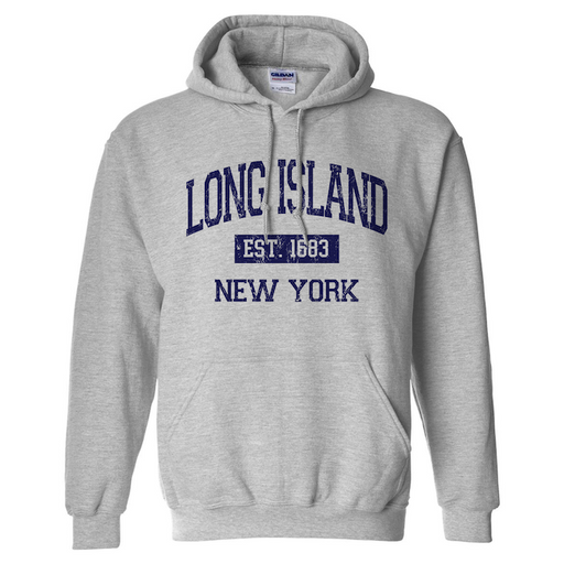 Vintage Est. 1683 LONG ISLAND Hoodie (6 Colors) | Long Island Sweatshirt