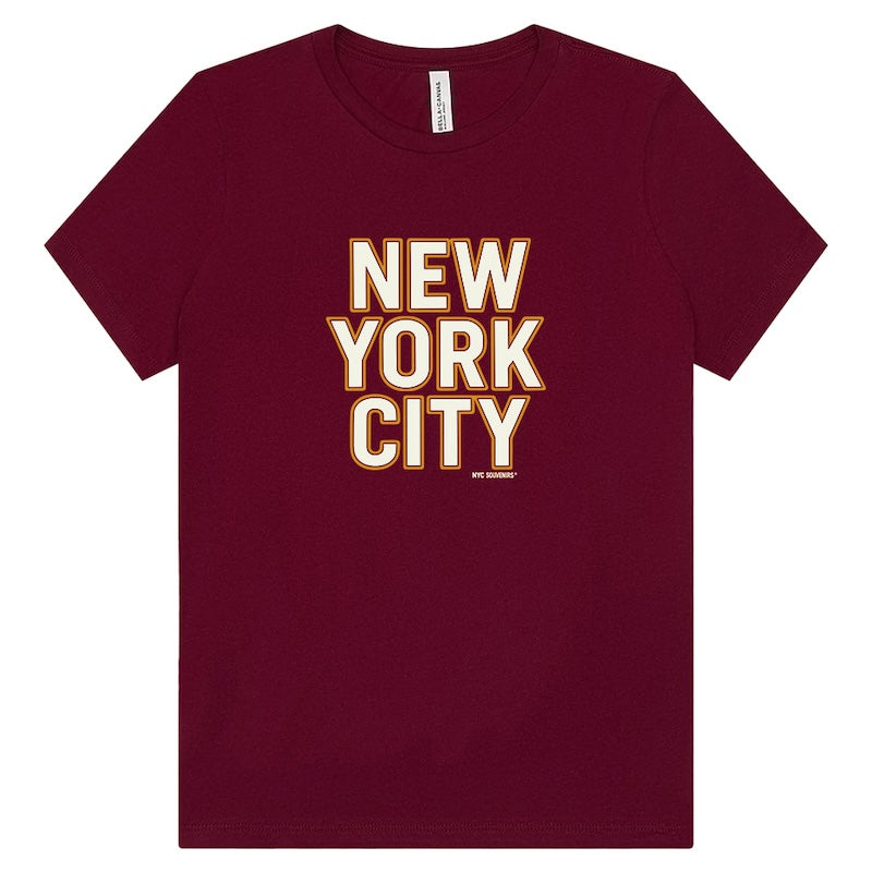 NEW YORK CITY Cream Block Women's Top