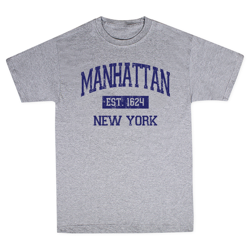 Vintage Est. 1624 MANHATTAN Shirt (8 Colors) | Manhattan T Shirt