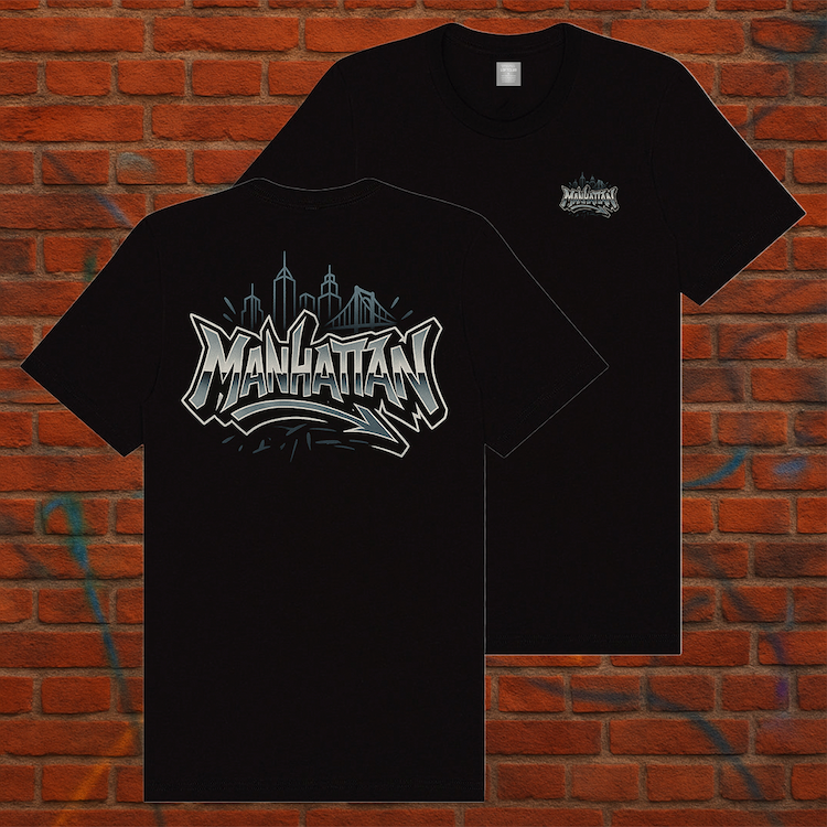Graffiti MANHATTAN Soft-Style Graphic Tee (7 Sizes)