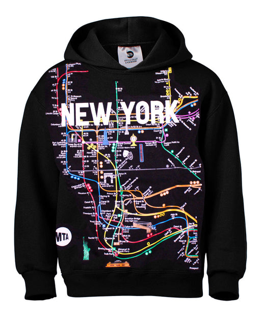 Licensed Black MTA Hoodie | NYC Subway Hoodie (S-3XL)[2 Colors]