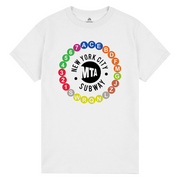 Classic New York City MTA Subway Lines T-Shirt (2 Colors)