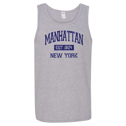 Vintage Est. 1624 MANHATTAN Tank Top (3 Colors)