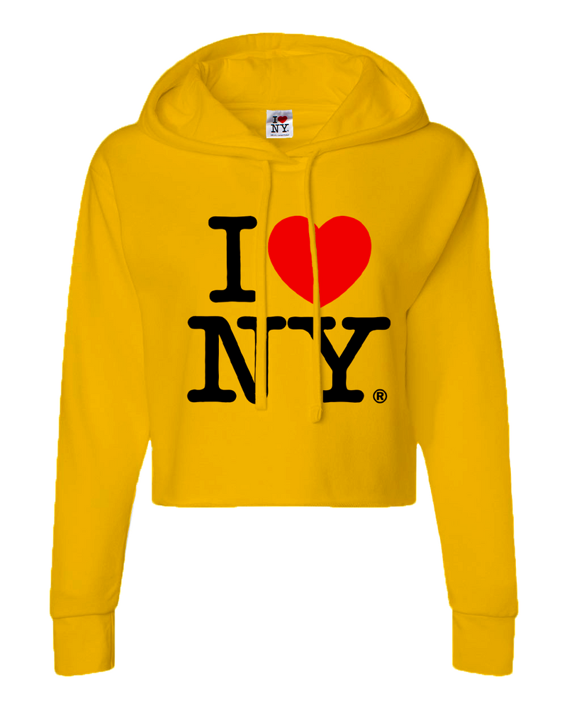 Official I Love NY Crop Top Hoodie (5 Colors)