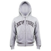 Embroidered Grayscale Zip-up New York Hoodie | NYC Hoodie (8 Colors)