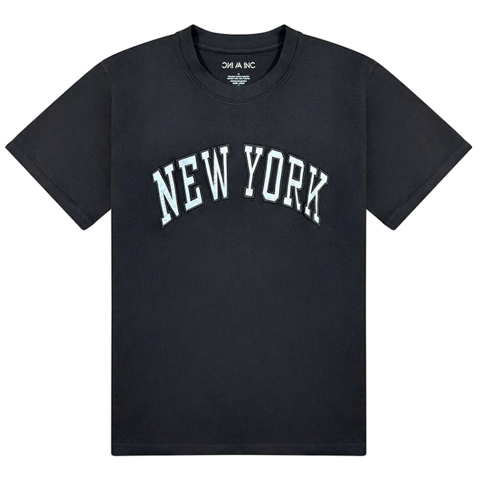 Embroidered Applique NEW YORK T Shirt (3 Colors)