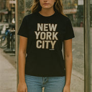 NEW YORK CITY Cream Block Women's Top