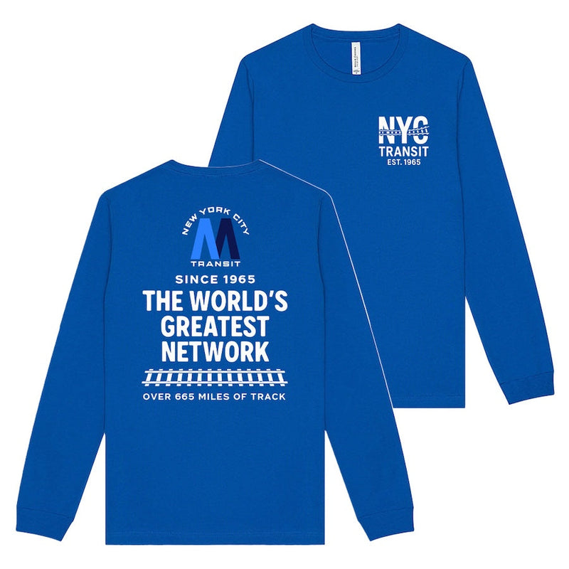 NYC Transit: The World's Greatest Network Since 1965 Long Sleeve