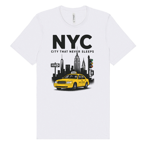 NYC "City That Never Sleeps" T-Shirt (7 Sizes)