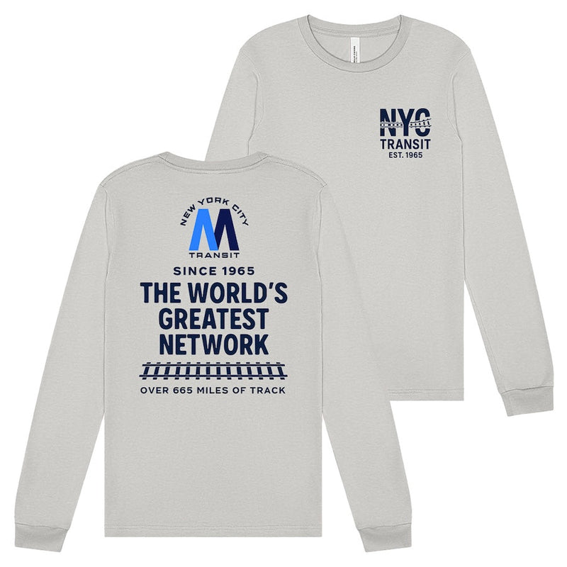 NYC Transit: The World's Greatest Network Since 1965 Long Sleeve