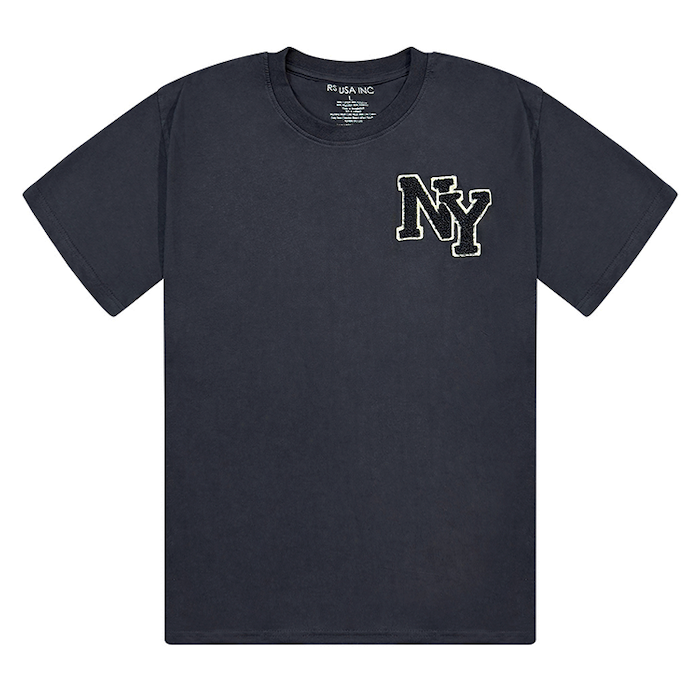 New York Chenille Applique Logo T Shirt (2 Colors)