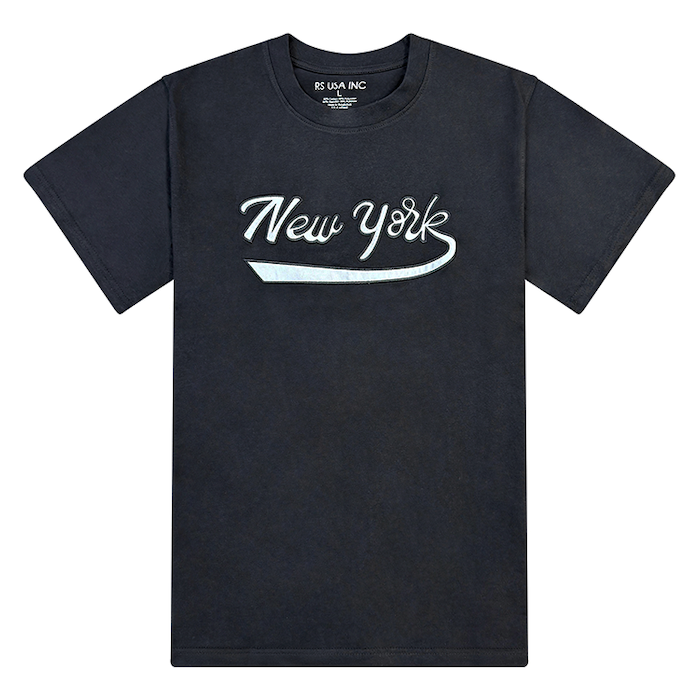 Retro Applique NEW YORK T Shirt (2 Colors)